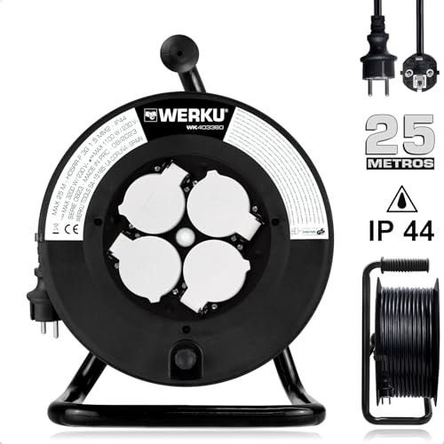 Enrollacables Alargador Werku WK403360