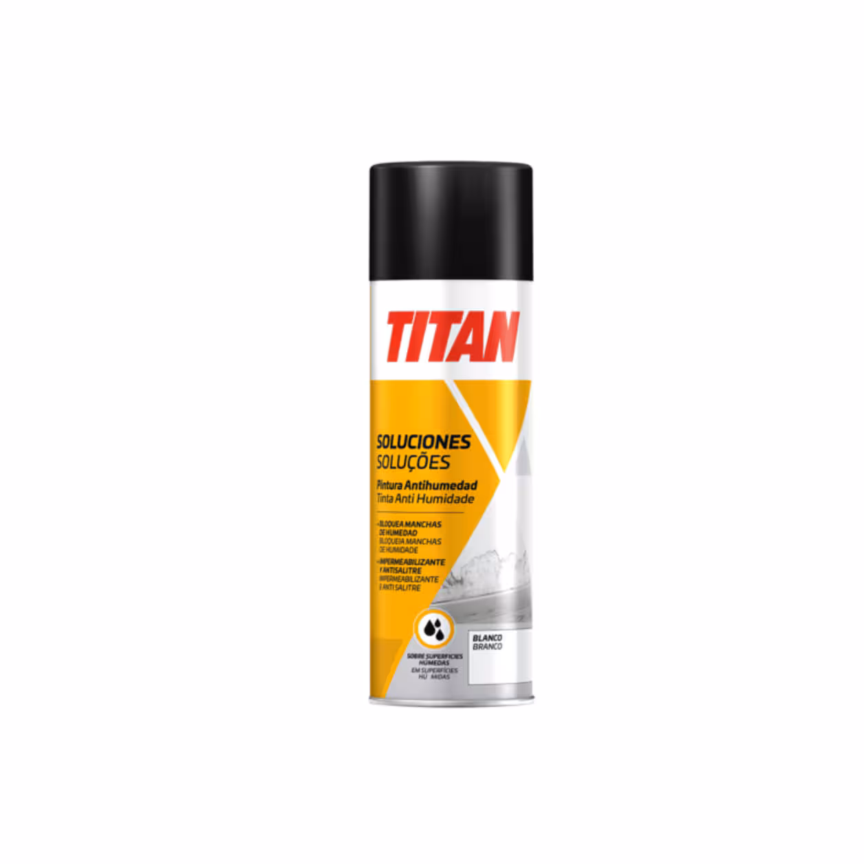Spray Pintura Antihumedad Titan 0,5L.