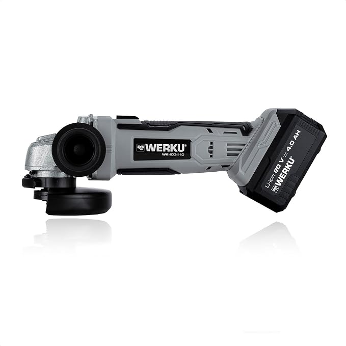 Amoladora inalambrica Werku 20V, disco 125 mm